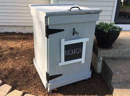 Stop Porch Pirates With This Diy Mailbox Diy Mailbox Diy Porch Drop Box Ideas