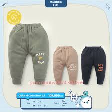 Quần nỉ cotton da cá Mompa MP872 | Quần áo thu đông 2024