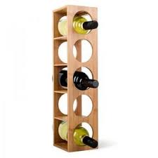 Casier A Vin Empilable Bois Bambou 5 Bouteilles Zeller Casier Vin Rangement Bouteille De Vin Et Casier A Bouteille