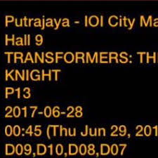 Ioi city mall offers a variety of restaurants, we could just stay in the hotel without having to drive around. Gsc Cinema Transformer New 29th Jun 2017 Ioi City Mall Putrajaya Tickets Vouchers Attractions Tickets On Carousell