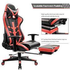 homall gaming chair ergonomic high back racing chair premium pu leather bucket seat computer swivel lumbar support ex racing chair leather bucket leather chair