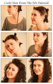 Make A Curly Hair From The 80s Hairstyles Tutorial Hair Styles Curly Hair Styles 1980s Hair
