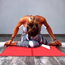 Easy Yoga Workout Easy Yoga Workout Gomukhasana Forward Bend Yoga Pose For Beginners To Work Towards Am Abs Easy Yoga Workouts Yoga Postures Yoga Poses