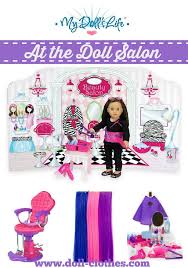 See more ideas about doll hair, american girl doll, american girl. American Girl Dolls Doll Hair Salon Backdrop 33 Piece Hair Care Set Salon Chair And Hair Extension Toys Tn Leading Toys Games Magazine Daily Children S Toys That Inspire