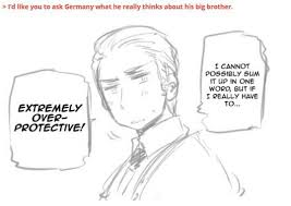 That's the side of myself that i express through music. Prussia S Overprotective Omfg W That S Adorable Hetalia Germany Hetalia Blog Updates