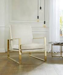 Gmk Home Living Sessel Melnwai Mit Elegantem Vergoldetem Metallgestell Und Weichem Samtchenille Bezug Home Living Sessel Wohnzimmermobel