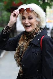 › carmen dell'orefice in the news: Carmen Dell Orefice Model Off Duty Advanced Style