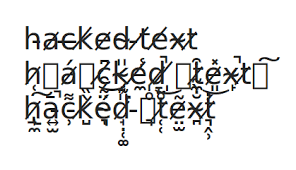 Cursed letters are somewhere quiet better than normal. Hacked Text Generator Messy Glitchy Lingojam