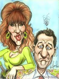 The Bundys Married With Children Al Bundy And Family Karikatur Famous Comedy Caricature Drawing Funny Caricatures Celebrity Caricatures