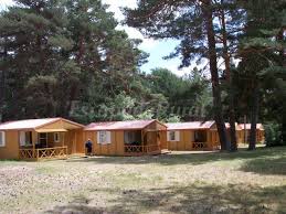Con 10 casas rurales equipadas con tv, wifi, aire acondicionado, calefacción en un entorno maravilloso en el pinar de vinuesa cerca de la laguna negra. Bungalows Camping Cobijo Casa Rural En Vinuesa Soria