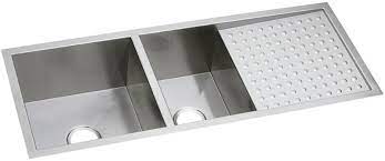 We did not find results for: Elkay Efu471810dbt 47 Inch 60 40 Double Bowl Kitchen Sink And Drainboard With 16 Gauge Stainless Steel Sound Dampening And Zero Radius Corners