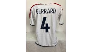 £160 would cost me to get the boys kitted (full kit) and a shirt for me. Gerrard S Official England Signed Shirt 2004 Charitystars