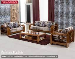 Wooden Sofa Set Wooden Cushion Sofa Buy Sofa Set Online Fedisa Comfy Bedroom Decor Wooden Sofa Designs Wooden Sofa Set