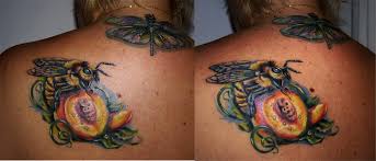 I care about you and our community. Bee And Peach Tattoo By Marinaalex On Deviantart