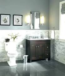 A bathroom with white flooring and fixtures need a bold and striking color to go with which is why the midnight blue is perfect for a bathroom that gets a lot of light. 15 Exquisitely Captivating Gray And Brown Bathroom Ideas