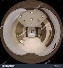 Render Spherical 360 Panorama Of Bathroom Panorama Stock Illustration Old Images