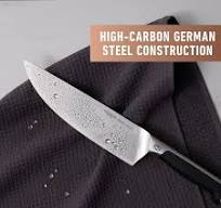 Calphalon Contemporary SharpIN Self-Sharpening Knife Set, Black, 18 Count