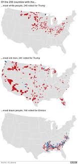 Voter supression, in the birth state of the leader , that battled for the voting rights act. Us Election 2016 Trump Victory In Maps Bbc News