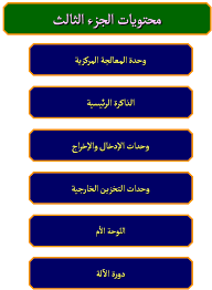 علوم الحاسوب الجزء الثالث المكونلت المادية