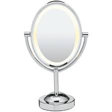 Brushed black lamp mirrorclassic plug*. Makeup Shaving Mirrors Walmart Com