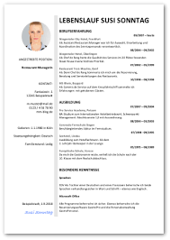 A resume is the first impression you will make. Lebenslauf Beispiele Professionelle Vorlagen Word Tipps