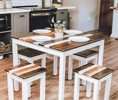 When it comes to essential furniture for your home, a beautiful dining table can really make your dining room stand out. The Willow Farmhouse Breakfast Table Set Square Table Set Etsy