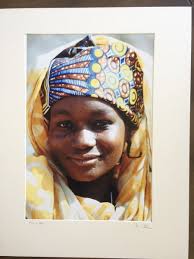 BRUCE BLUM SIGNED COLOR Photo Print (11"X 17")-"Woman in Yellow "