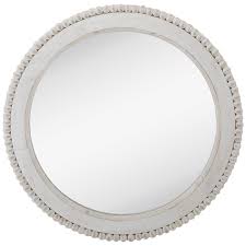 Buy round decorative mirrors and get the best deals at the lowest prices on ebay! Whitewash Beaded Wood Wall Mirror Hobby Lobby 1811892