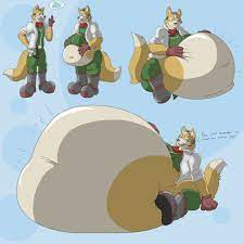 Fox Belly Expansion Sequence -Colored- by eggo21 -- Fur Affinity [dot] net