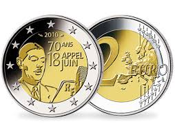 2 Euros 70e Anniversaire De L Appel Du 18 Juin France 2010 Societe Francaise Des Monnaies Trova una vasta selezione di monete 2 euro rare a prezzi vantaggiosi su ebay. monnaie de 2 euros appel du 18 juin france 2010