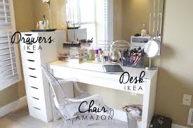 Saito vanity set with mirror this uniquely designed vanity set provides a useful and stylish way to add more storage and space in your bedroom, dressing area. My Vanity Set Up Storage Organization Giveaway Bedroom Vanity Set Ikea Vanity Bedroom Vanity