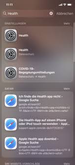 Apple Health App Verschwunden Iphone Ios App Store