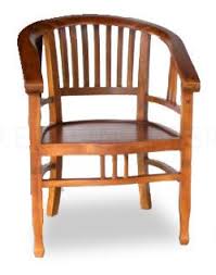 Constructed of teak wood and seagrass Miho Teak Wood Chair Bedandbasics