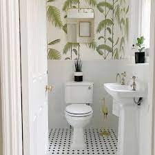 Downstairs Toilet Ideas Small Wallpaper 24 Kleine Toiletruimte Badkamer Behang Badkamer Beneden