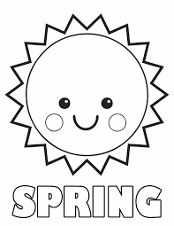Spring Sun Free Printable Coloring Pages Spring Coloring Sheets Sun Coloring Pages Spring Coloring Pages