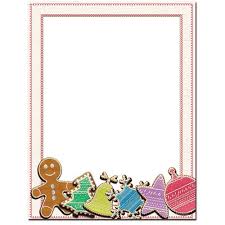 Holly berry christmas border clipart. Holiday Sugar Cookies Border Paper The Image Shop