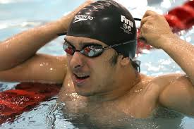 Swimmer Sadeq Damrah