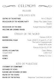 Wedding Ceremony Outline Ceremony Outline Wedding Ceremony Outline Christian Wedding Ceremony