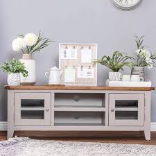 Some people say that it can read ever so slightly purple, especially in morning light. The Furniture Outlet Chester Grey Painted Oak Large Tv Unit Buy Online In El Salvador At Elsalvador Desertcart Com Productid 68024410