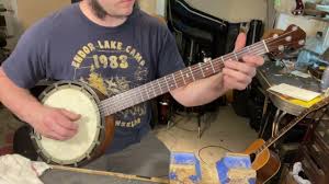 1890s Todd & Douglas 6-string zither-style banjo