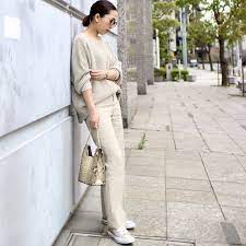 大人の こなれベージュの作り方 ベージュ tシャツ ミラネーゼ ファッション