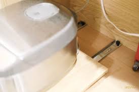 無印良品の食器棚を炊飯器が使いやすいようにスライドレールでdiy カラフル 食器棚 棚 食器