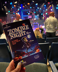 Lance Weldon (freshman), Waylon Pitts (sophomore) and Alli Stiger  (freshman) CRUSHED their opening performance of “Zombie Night” at The Wagon  Wheel Theater in Warsaw tonight. So proud of these students and their