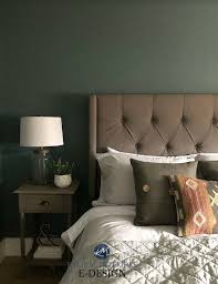 An amazing dark gray and i highlighted the walls with stark white soft woven 84 curtains knotted near the bottom. The 10 Best Dark Colours For A Dark Room Or Basement Kylie M Interiors