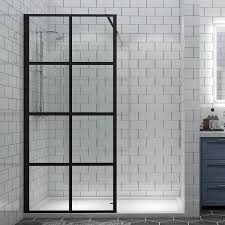 Framed shower door frameless sliding shower doors types of doors towel rail plumbing fixtures shower enclosure walk in shower clear glass faucet. Exbrite Gold 34 X 74 Shower Screen Shower Door Walk In Black Finish Clear Tempered Glass