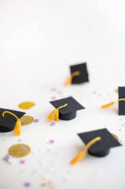 Mini Graduation Caps Cupcake Toppers Diy Cupcake Toppers Diy Toppers Diy Diy Graduation Cap