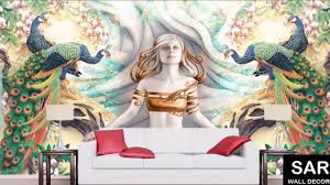 3d Effect Wallpapers For Interior Walls In Hyderabad 7997977993 3d Wallpaper Living Room Interior Walls Wallpaper