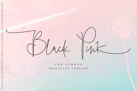 ✓ click to find the best 712 free fonts in the pen style. Black Pink Summer 304752 Monoline Font Bundles
