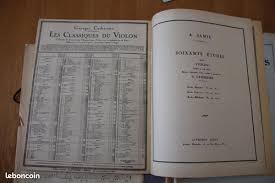 Partitions, Enseignement complet du Violon G. Catherine- Alphonse LEDUC