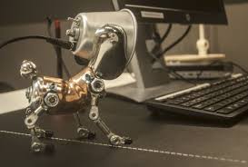 pin on robot art desk table lamp